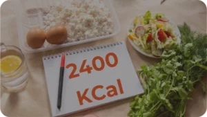 Immagine di copertina per: Dieta da 2400 calorie: menu settimanale PDF + lista spesa