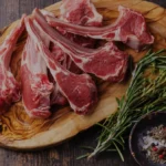 Costolette di agnello crudo